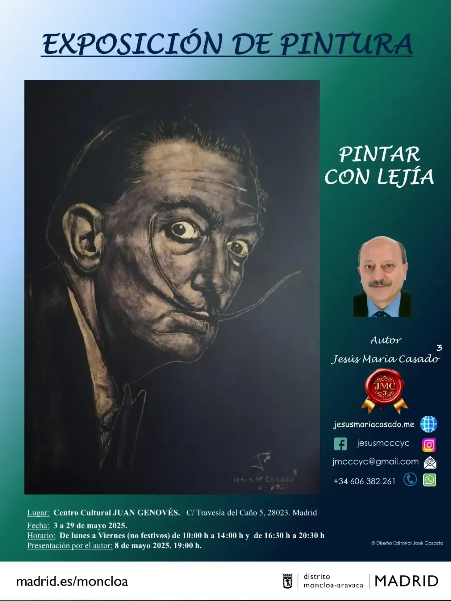 2025-05 Cartel-Publicidad-Exposicion-Pintar-con-Lejia-CC-Juan-Genoves